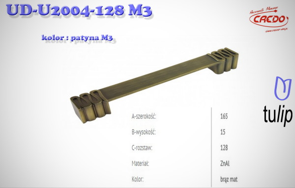 Uchwyt Meblowy UD-2004 patyna